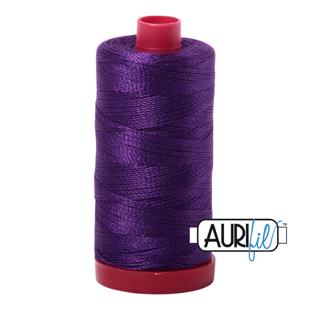 Medium Purple (2545) | 12wt Large Spool (325M / 356Y) | Aurifil Thread